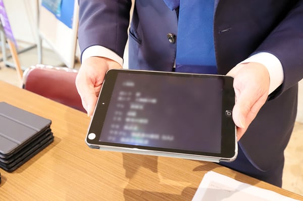 能サポガイドタブレットは台数限定で貸与できます