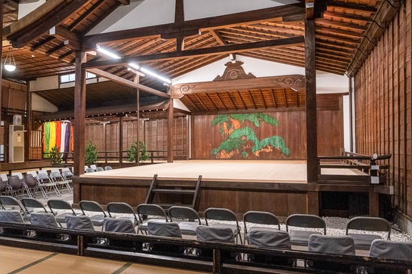 大江能舞台 内観