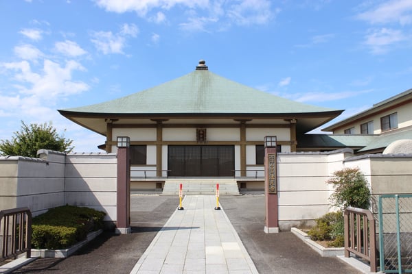 斎藤十郎兵衛の過去帳が見つかった法光寺（埼玉県越谷市）