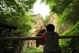 佐渡金山 坑道見学後に道遊の割戸を見ると感動もひとしお