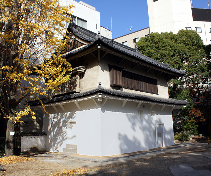 遺構として現存する西丸西手櫓