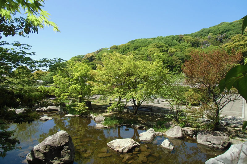 「恋人の聖地」に認定された二之丸史跡庭園